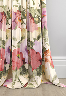 Amelia Faux Silk, Berry Blush - Made to Measure Curtain